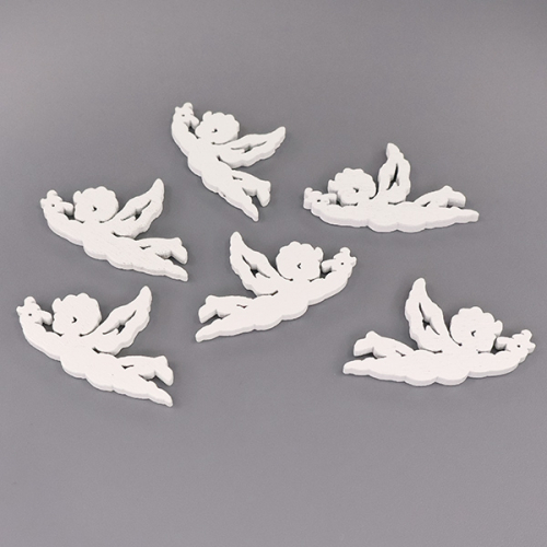 Украшение дерев. #25-184 "Белый ангел" 1/200 шт