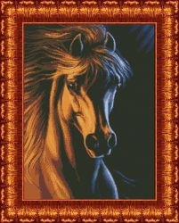 Канва для бисера КБ-2005 Лошадь