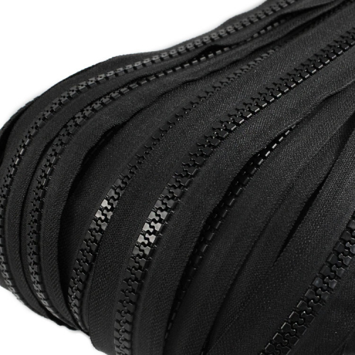 Молния трактор. рулонная Т.10 чёрный  90 м