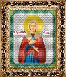 Набор для вышивания бисером ВБ-154 Икона Святой Праматери Евы