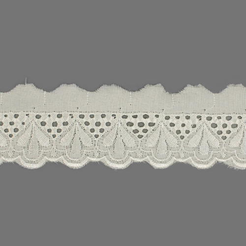 Прошва №435 х/б ш.5 см молочный 1/9 м Прошва №435 х/б ш.5 см молочный 1/9 м