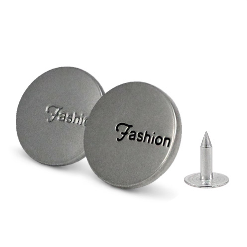 Пуговица джинсовая 17 мм "Fashion гладк." 1/50 шт