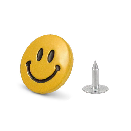 Пуговица джинсовая 17 мм 200 "Смайл" 1/50 шт