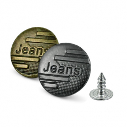 Пуговица джинсовая (К) 20 мм "Jeans" 1/250 шт