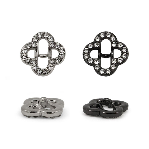 Пуговица со стразами B40/44 (12 мм) 1/25 шт