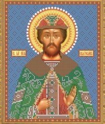 Рисунок на ткани для вышивания бисером Бис 776 "Святой Святослав"