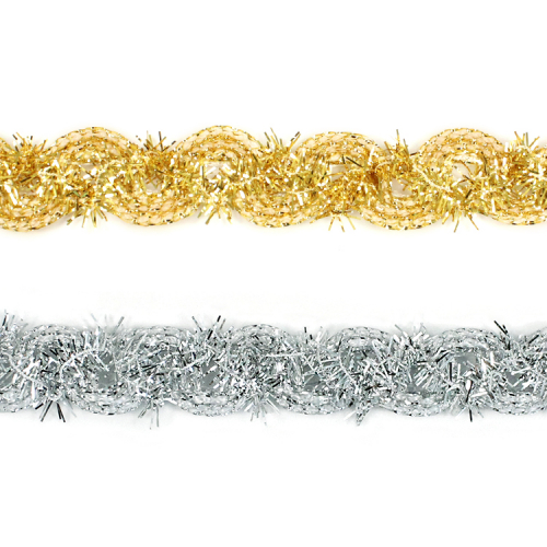 Тесьма металлизированная №9548  1/18,3 м