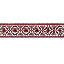 Тесьма жаккард №R4765 ш.2 см 1/9 м