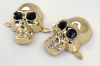 Украшение зажимное №21 "Череп" 1/4 шт